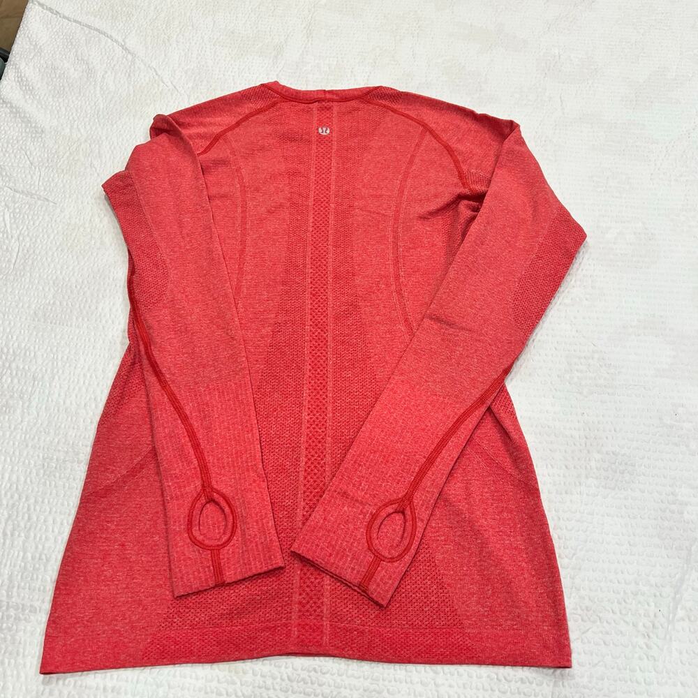 Lululemon Swiftly Tech Long Sleeve Red Size 6 Wom… - image 4